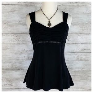 VINTAGE Little Black Cami Top